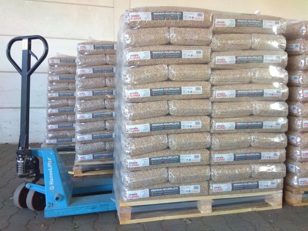 Palettenversand Pellets/Briketts